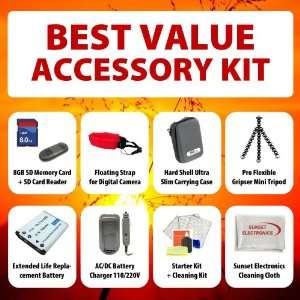  Best Value Accessory Kit Package For Olympus X560WP 10 