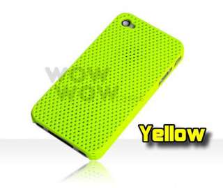 10 x Mesh Hard Back Case Cover For Apple iphone 4 4G  