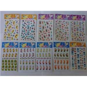  70 sheets stickers (Nails+Cartoon+Tattoo+others 