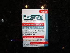 Extenze for men 6 month supply, exp.10/2012 180 pills  
