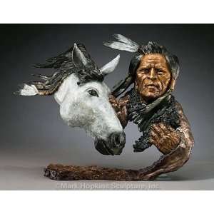   : Warriors Journey Native American & Horse Sculpture: Home & Kitchen