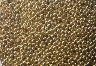 3000 Gold plated metal spacer beads 2.4mm #10245  