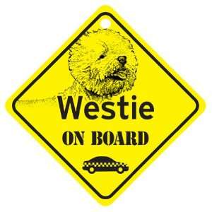  Westie west highland terrierOn Board Dog Sign Gift