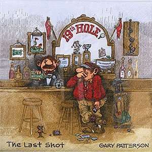 Humorous Golf Napkins by Gary Patterson   The Last Shot  