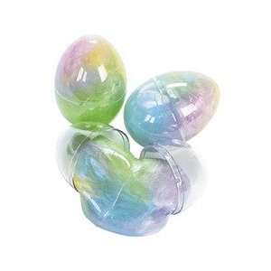  Iridescent Glitter Putty Eggs (1 dz) Toys & Games