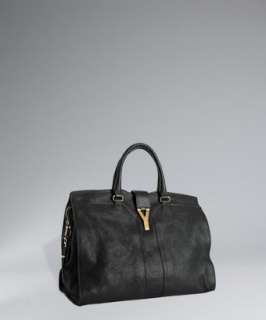 Yves Saint Laurent black leather Cabas Chyc tote   