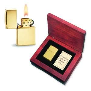    18K Solid Gold Cherry Box Zippo Lighter Arts, Crafts & Sewing