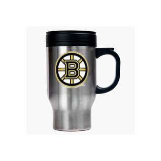  Boston Bruins Stainless Steel Travel Mug: Sports 