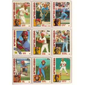  1984 St Louis Cardinals Topps Team Set w/ Traded Sports 