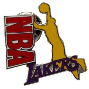    NBA Los Angeles Lakers NBA Player Silhouette Pin