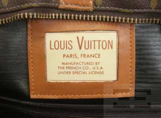  Vuitton Vintage French Company Monogram Canvas Weekend Bag  