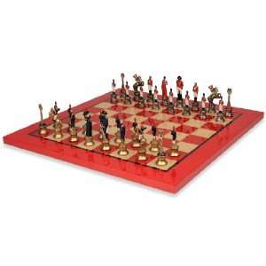    Napoleon Hand Painted Deluxe Chess Set Package: Toys & Games