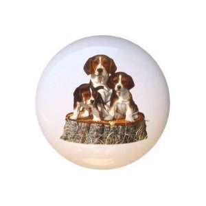  Beagle Family Dog Dogs Drawer Pull Knob: Home Improvement