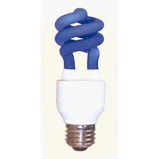  Colored Spiral Compact Fluorescent Light Bulbs