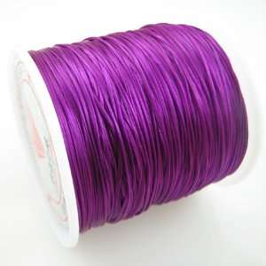  229ft stretch elastic beading cord .5mm red purple