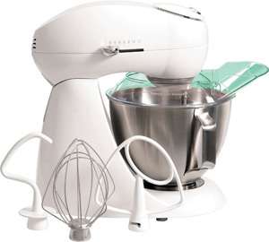 Hamilton Beach All Metal 12 Speed Electric Stand Mixer + Mixing Bowl 
