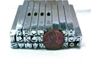 Leather Craft Tool Stamp Alphabet set 6mm 1/4  