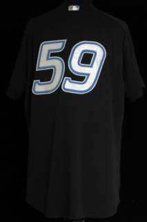 2004 Toronto Blue Jays Adam Peterson #59 Game Used Black BP Jersey 
