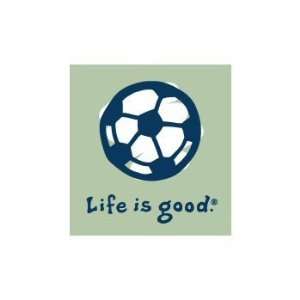  LIFE IS GOOD SOCCER BALL S/S TEE SHIRT   KIDS: Sports 