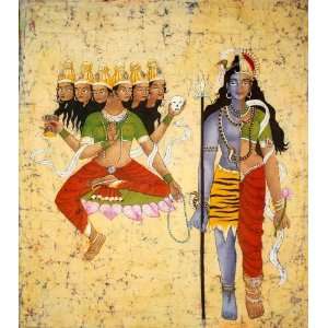  Ajna Chakra   Batik Painting On Cotton