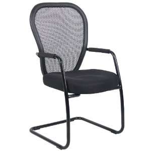  Boss Mesh Guest Chair with Black Sled Base: Home & Kitchen