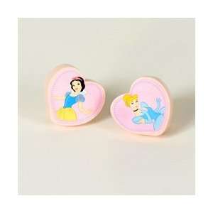  Disney Princess   Heart Shaped Drawer Knobs (set of 2 