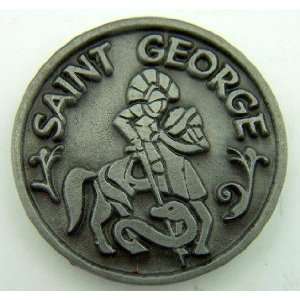  Saint St George on Horse W Snake Catholic Devotion Prayer 