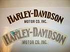 Harley Davidson Fuel Tank Decals   HD Motor Co. Inc., p/n 14001 82