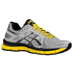 ASICS® Gel   Neo33   Mens   Running   Shoes   Platinum/Black/Yellow