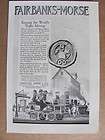   Morse Manufacturing Co. Sheffield Railroad Motor Car Theme Ad