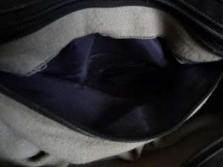 GUCCI Vintage Black Signature Satchel Doctor Bag Purse  