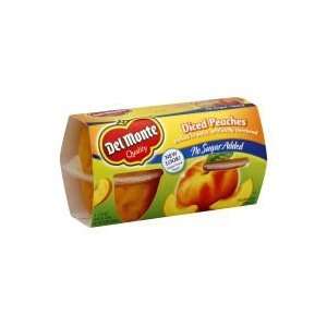 Del Monte Diced Peaches No Sugar Added 4: Grocery & Gourmet Food