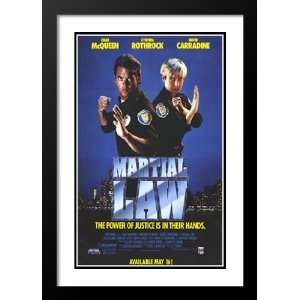  Martial Law II Undercover 32x45 Framed and Double Matted Movie 