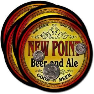  New Point , IN Beer & Ale Coasters   4pk 