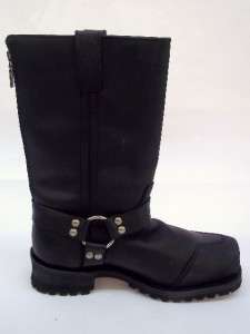 Milwaukee Motorcycle Clothing Co Mens Black Boot Drag Harness Size 9 