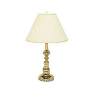  Candlestick Polished Brass Lamp