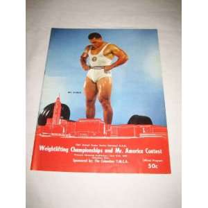 Weightlifting Championships & Mr. America Contest June 1967 Bill March 