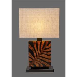  Modern Wood Inlaid Table Lamp: Home & Kitchen