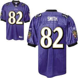 Torrey Smith #82 Purple Baltimore Ravens Reebok NFL Premier All 