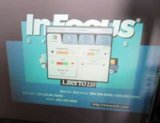 InFocus LitePro 220 LCD Professional Projector NICE  