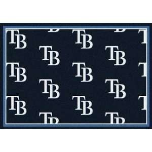  Tampa Bay Devil Rays 7 8 x 10 9 Team Repeat Area Rug 