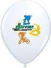 10 BALLOONS party EXTREME SPORTS skate board DIRT BIKE