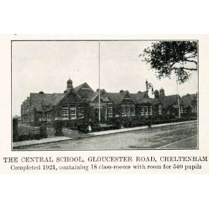  1922 Print Central School Gloucester Road Cheltenham England 