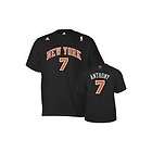 Carmelo Anthony New York Knicks Youth Medium T Shirt Jersey Black NBA 