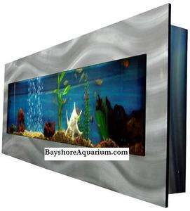 Large Panoramic Wall Aquarium Wall Fish Tank BAYSHORE AQUARIUM Deal 