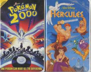 15 kids VHS Disney, Pokemon, Looney Tunes, Grinch~Antz  