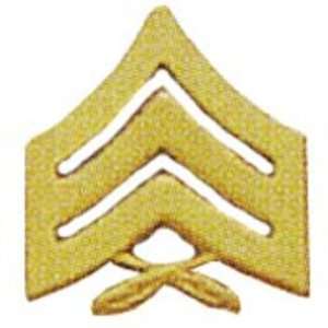  U.S.M.C. Sergeant Rank Insignia Gold Plated Arts, Crafts 