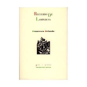  Recuerdo de Lampedusa (9788481917802) Unknown Books