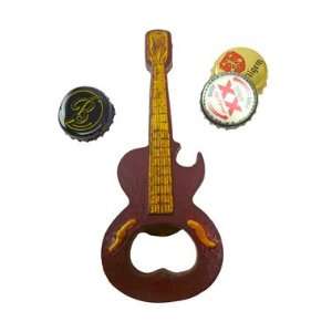  Rock and Roll Guitar Cast Iron Bottle Opener