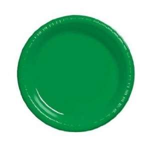  Emerald Green 10 Plastic Plate   12/20 Ct Cs Health 